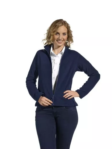 Damen Fleece Jacke, schwarz, marine, winddicht 10/2475