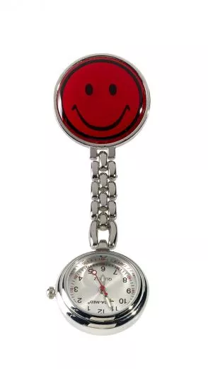 Ansteckuhr Schwesternuhr mit Kette und Clip