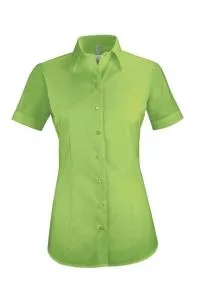 Damenbluse 1/2 Arm weiss oder farbig Gr.32-52 BASIC regular fit