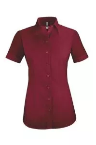 Damenbluse 1/2 Arm weiss oder farbig Gr.32-52 BASIC regular fit