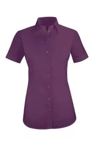 Damenbluse 1/2 Arm weiss oder farbig Gr.32-52 BASIC regular fit