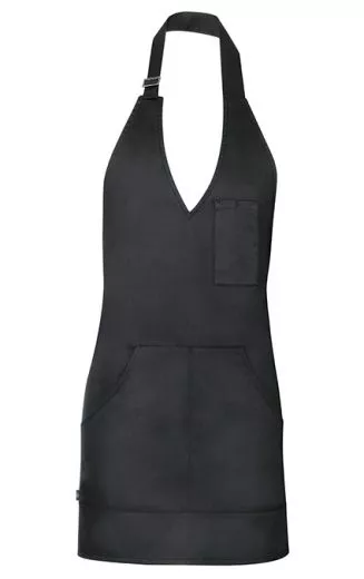 Latzschrze fr Damen, schwarz 70 X 65 cm
