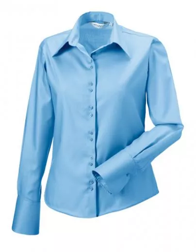 Bluse mit moderner Manschette und Kragen bgelfrei