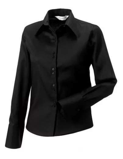 Bluse mit moderner Manschette und Kragen bgelfrei