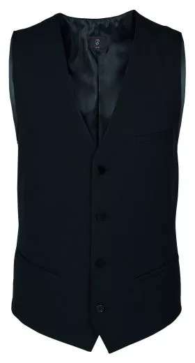 Herren-Weste Regular fit SERVICE schwarz