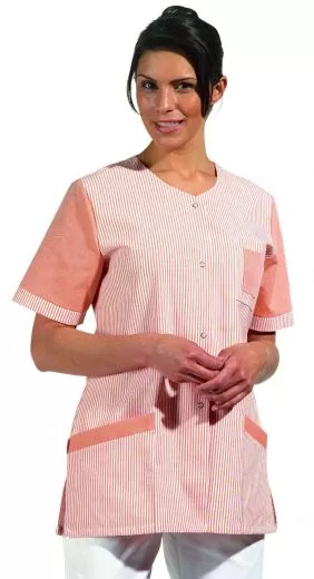 Kasack farbig gestreift 65% Poly./35% Bw L08/705