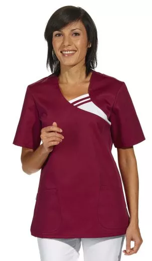 moderner Kasack mit kontrasfarbigem Einsatz Gr. XS-XXL