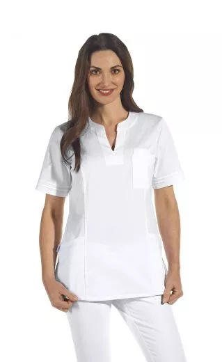 weisser Kasack Gr.XS-3XL NEU