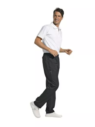 Berufshose, Gummizug, weiss oder farbig Gr. XS-3XL L 12/2370
