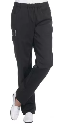 Berufshose, Gummizug, weiss oder farbig Gr. XS-3XL L 12/2370