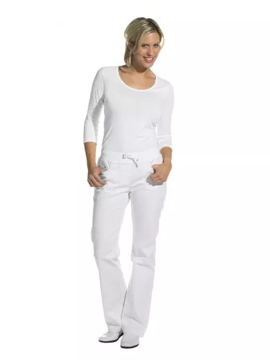 Damenhose weiss, Strickbndchen, 3 Lngen 08/6830