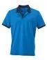 Herren Poloshirt mit Kontrast. Verschiedene Farben und Gren