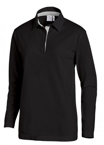 Polo Shirt UNIEX farbig mit Kontrast langarm