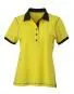 Damen Kontrast Poloshirt. Verschiedene Farben und Gren