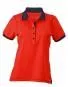 Damen Kontrast Poloshirt. Verschiedene Farben und Gren