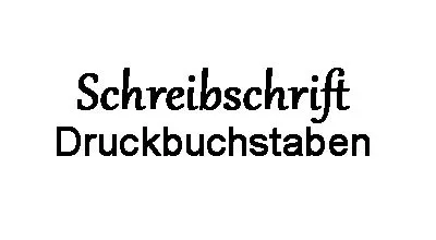 Bestickung 1-zeilig