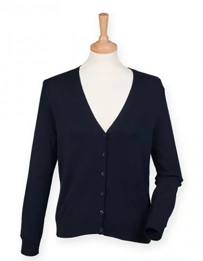 Cardigan f�r Damen Gr.XXS-4XL, V-Ausschnitt