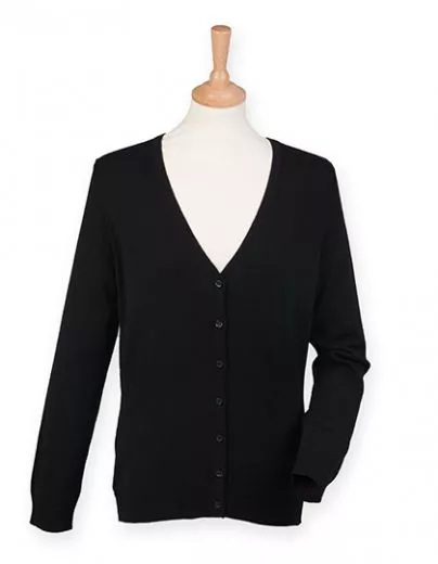 Cardigan f�r Damen Gr.XXS-4XL, V-Ausschnitt