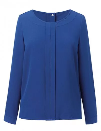 Bluse mit Vorderfalte