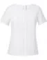 Bluse mit Vorderfalte in wei oder cream