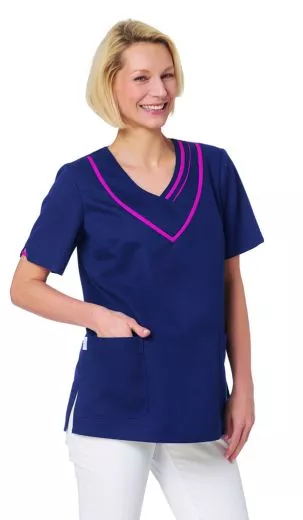 Kasack farbig mit Kontrasten