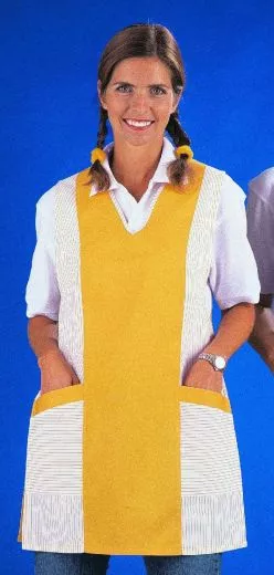 berwurfschrze Chasuble weiss/farbig 65% Poly./35% Bw. L08/264