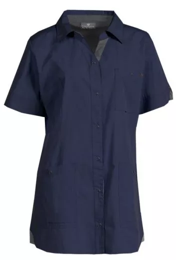 Kasack fr Damen in den Farben marine, grau, hellblau oder orange