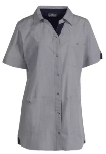 Kasack fr Damen in den Farben marine, grau, hellblau oder orange