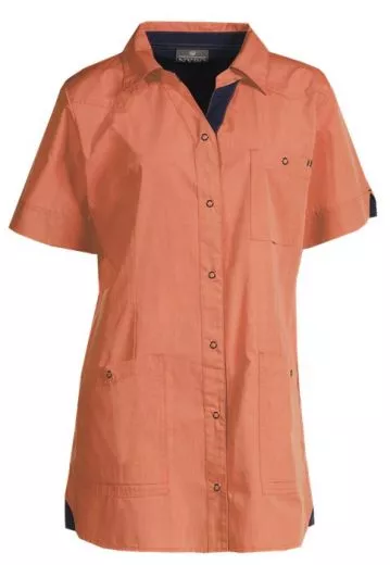 Kasack fr Damen in den Farben marine, grau, hellblau oder orange