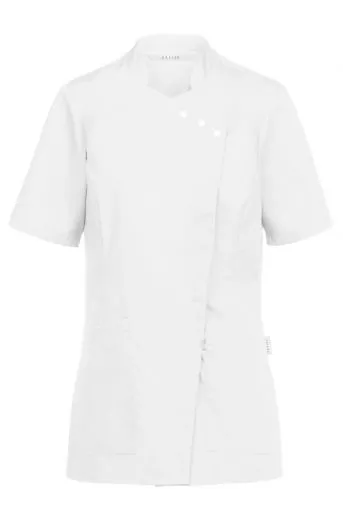 Damenkasack 1/2 Arm asymmetrische Druckknopfleiste verschiedene Farben