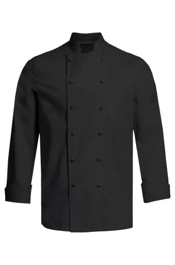 Kochjacke Regular Fit in schwarz oder wei
