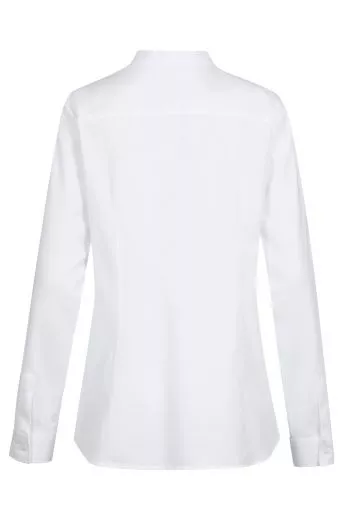 Stehkragenbluse im Trachten Look