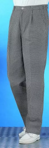 Bcker- Kochhose schwarz/weiss pepita 100% Baumwolle L12/5550