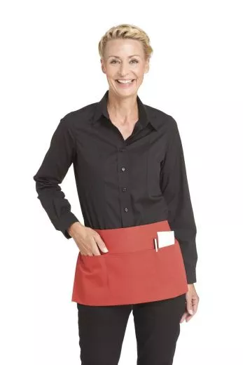 Taschenschrze farbig 27x50 cm 65% Poly./35% Bw L11/434