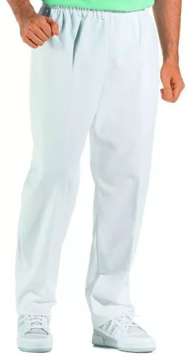 Schlupfhose weiss 50% Poly./50% Bw. L12/107
