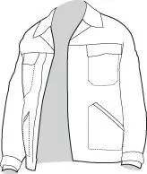 Arbeits-Blouson K16371314 QUALITY DRESS