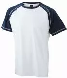 Herren Raglan Shirt mit Kontrastfarben