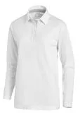 Polo Shirt UNIEX weiss langarm