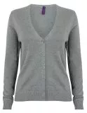 Cardigan f�r Damen Gr.XXS-4XL, V-Ausschnitt