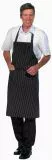 Latzsch�rze schwarz/weiss gestreift 100% Bw. L11/502