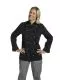 Damen Kochjacke, schwarz, taillierte Form, 08/2518