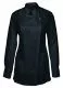 Damen-Kochjacke mit Jersey-Einsatz