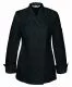Damen-Kochjacke Regular fit schwarz