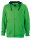 Sweatjacke fr Herren mit Kapuze und Taschen