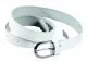 Leder Grtel weiss L02/413