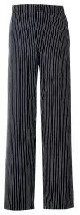 Kochhose, Bckerhose schwarz/wei gestreift G 110.1800