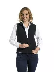 Damen Fleeceweste, schwarz, marine, winddicht 10/2473