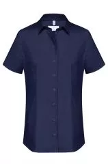 Damenbluse 1/2 Arm weiss oder farbig Gr.32-52 BASIC regular fit