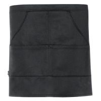 Vorbinder schwarz  mit 4 aufgesetzten Taschen 77 X 40 cm