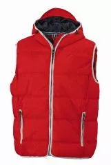 Mnner Steppweste mit farbigem Akzent verschiedene Farben